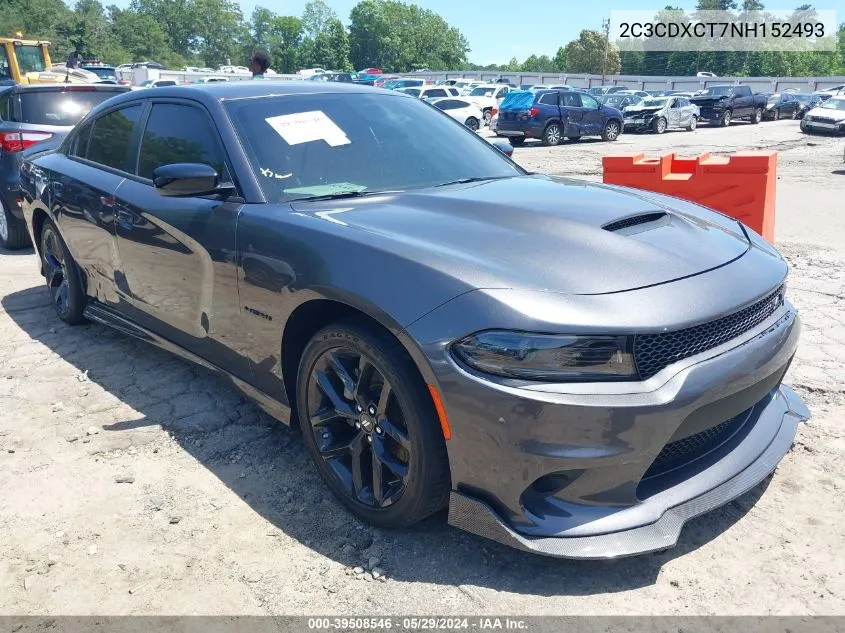 2022 Dodge Charger R/T VIN: 2C3CDXCT7NH152493 Lot: 39508546