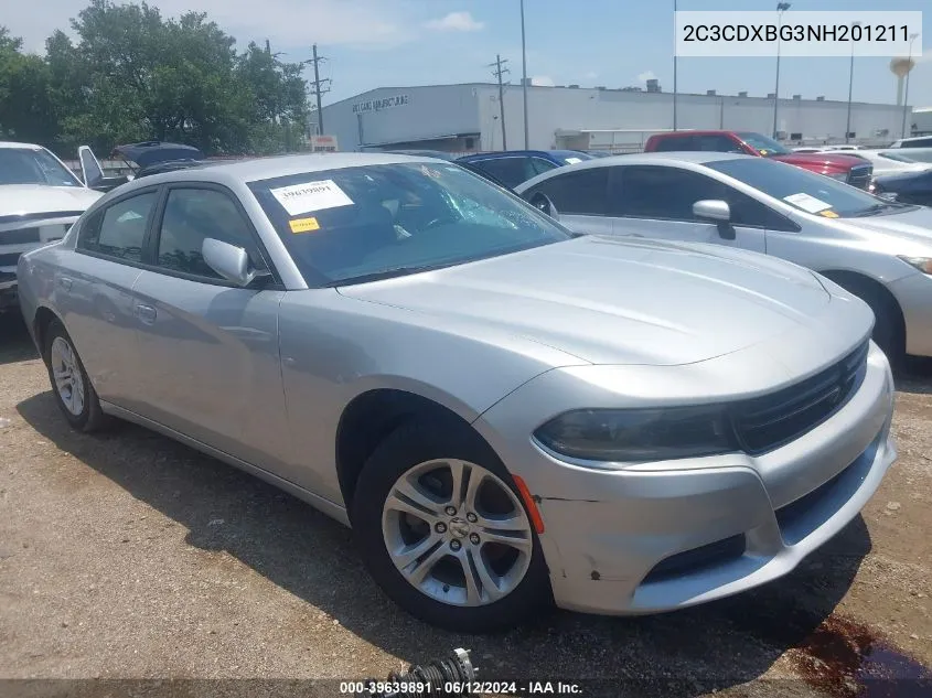 2C3CDXBG3NH201211 2022 Dodge Charger Sxt Rwd