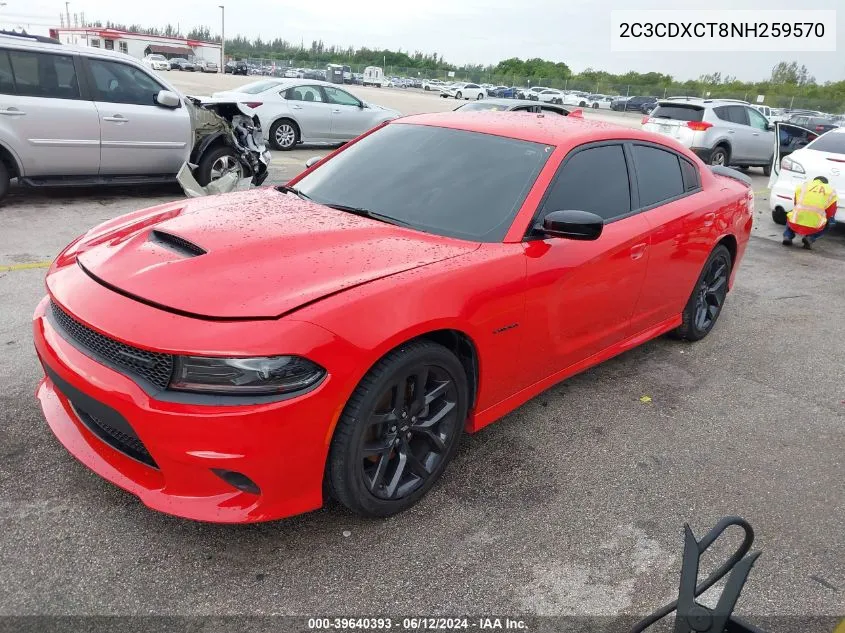 2C3CDXCT8NH259570 2022 Dodge Charger R/T