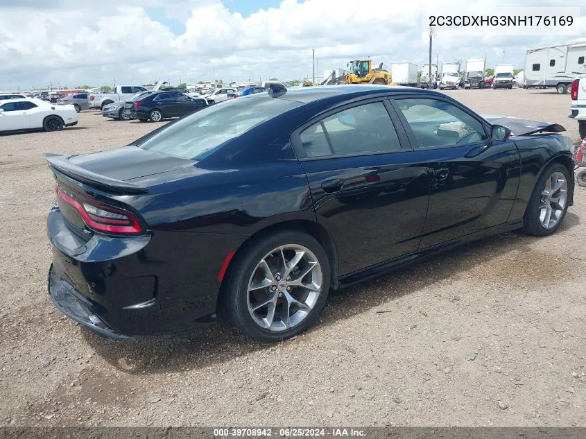 2C3CDXHG3NH176169 2022 Dodge Charger Gt Rwd