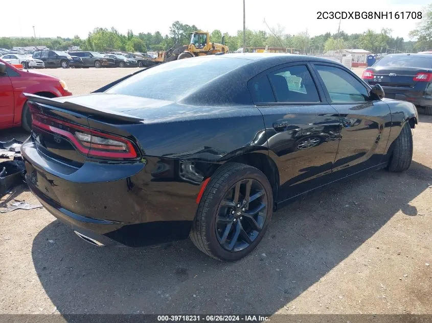 2C3CDXBG8NH161708 2022 Dodge Charger Sxt Rwd