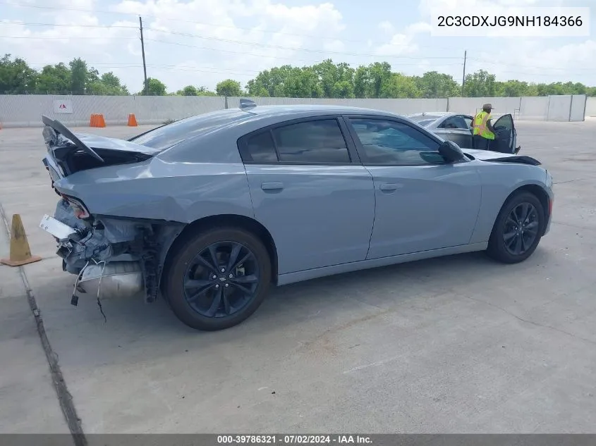 2022 Dodge Charger Sxt Awd VIN: 2C3CDXJG9NH184366 Lot: 39786321