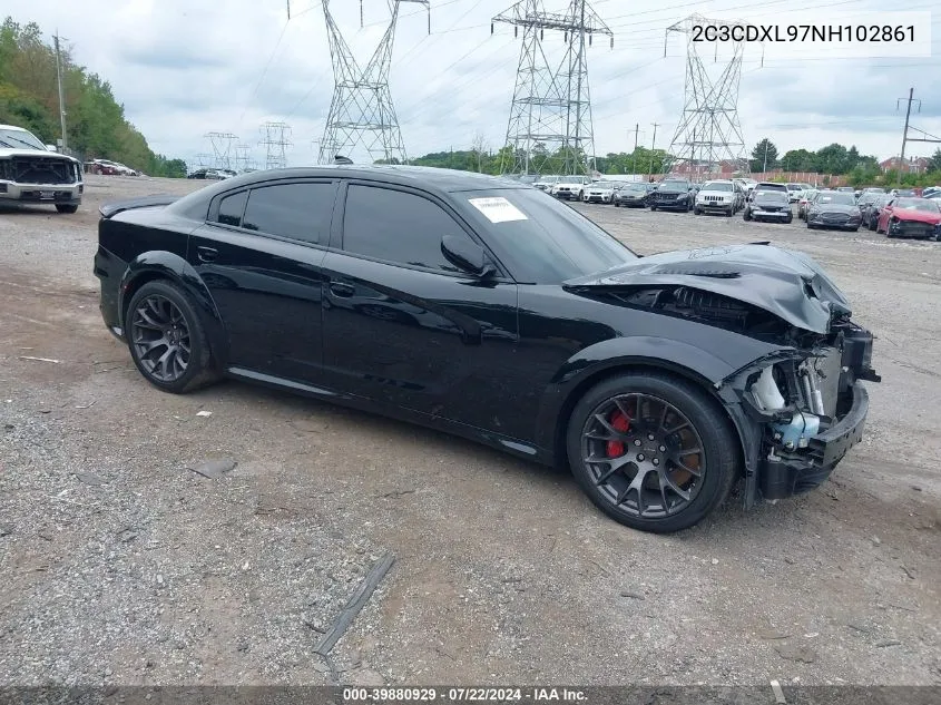 2022 Dodge Charger Srt Hellcat Widebody VIN: 2C3CDXL97NH102861 Lot: 39880929