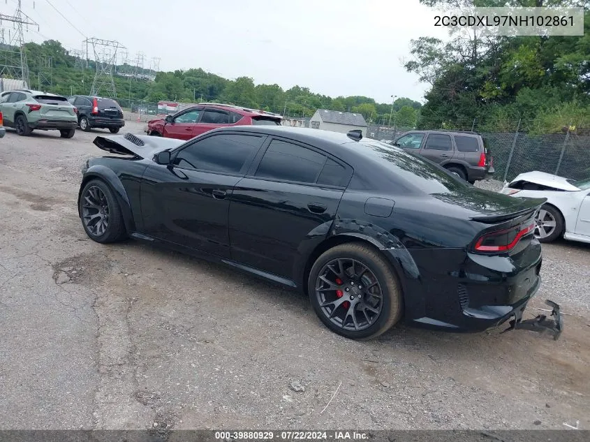 2022 Dodge Charger Srt Hellcat Widebody VIN: 2C3CDXL97NH102861 Lot: 39880929