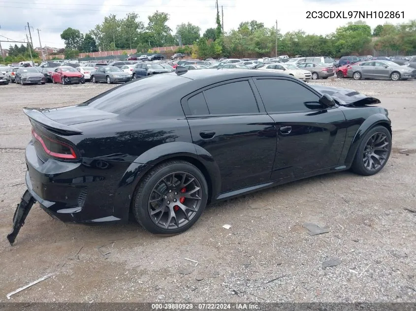 2C3CDXL97NH102861 2022 Dodge Charger Srt Hellcat Widebody