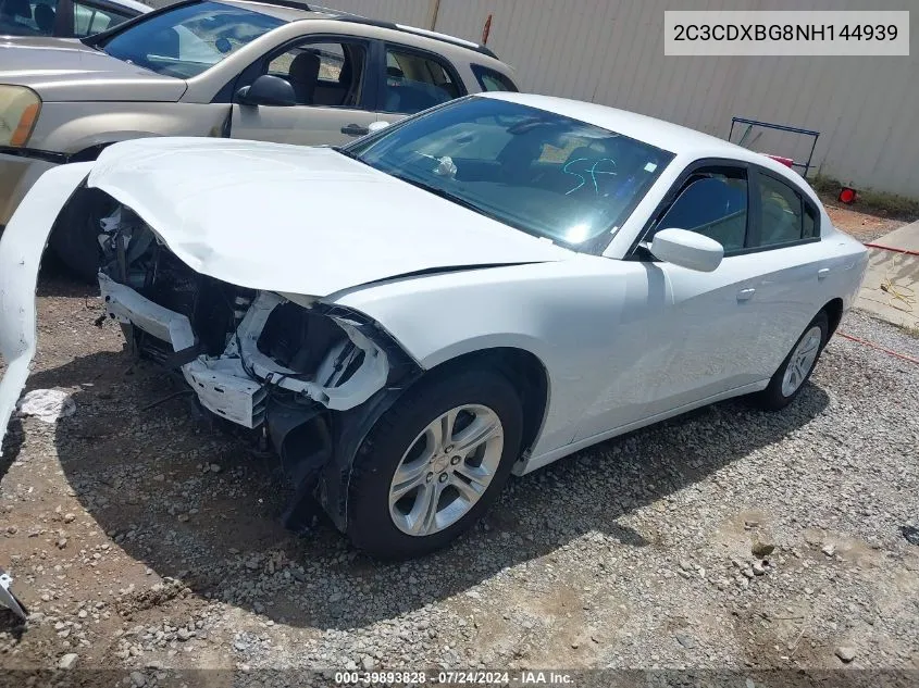 2022 Dodge Charger Sxt Rwd VIN: 2C3CDXBG8NH144939 Lot: 39893828