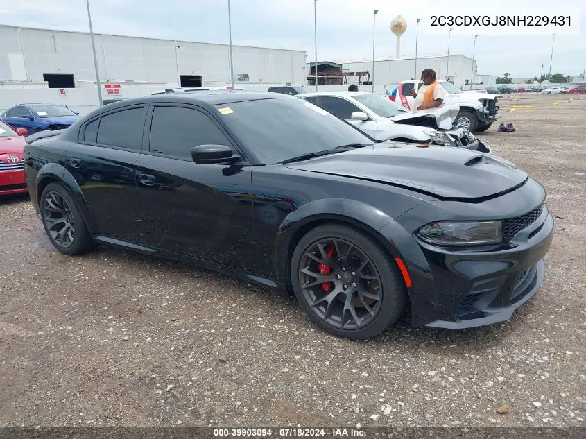 2022 Dodge Charger Scat Pack Widebody VIN: 2C3CDXGJ8NH229431 Lot: 39903094