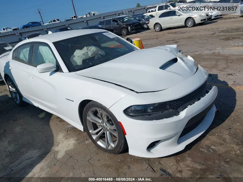 2022 Dodge Charger R/T VIN: 2C3CDXCT9NH231857 Lot: 40016469