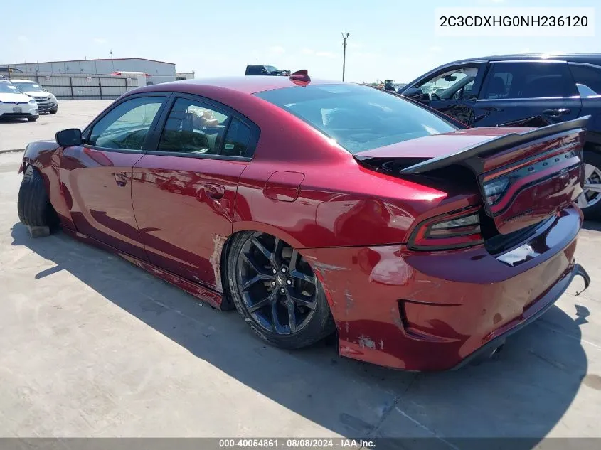 2C3CDXHG0NH236120 2022 Dodge Charger Gt Rwd