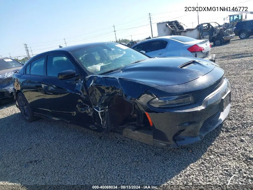 2022 Dodge Charger Gt Awd VIN: 2C3CDXMG1NH146772 Lot: 40069034