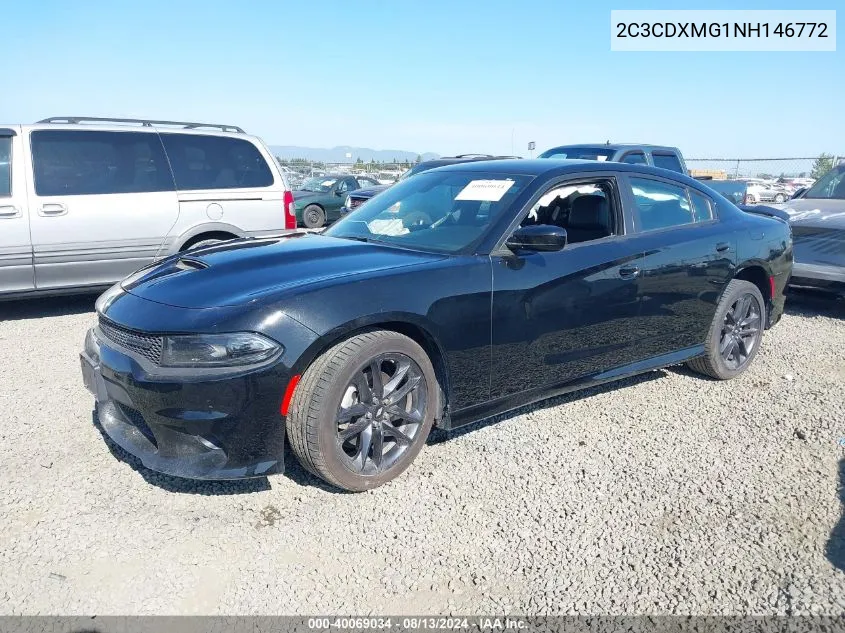 2022 Dodge Charger Gt Awd VIN: 2C3CDXMG1NH146772 Lot: 40069034