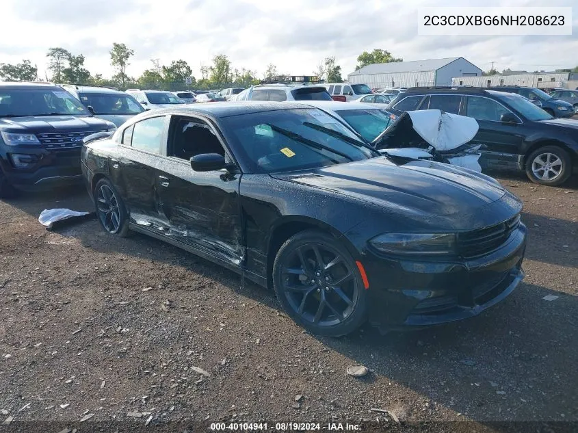 2C3CDXBG6NH208623 2022 Dodge Charger Sxt Rwd