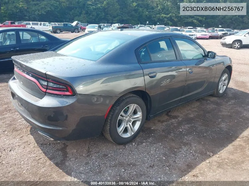 2C3CDXBG6NH256767 2022 Dodge Charger Sxt Rwd