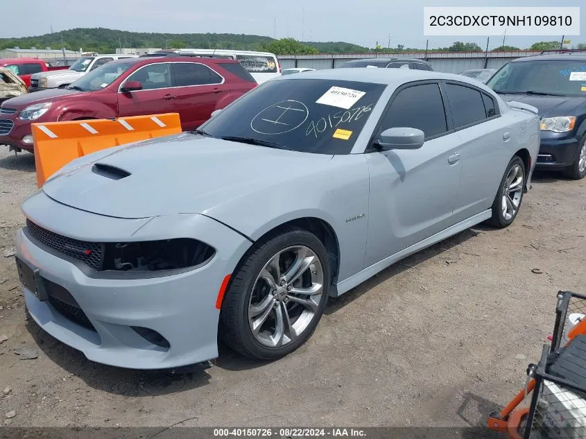 2022 Dodge Charger R/T VIN: 2C3CDXCT9NH109810 Lot: 40150726