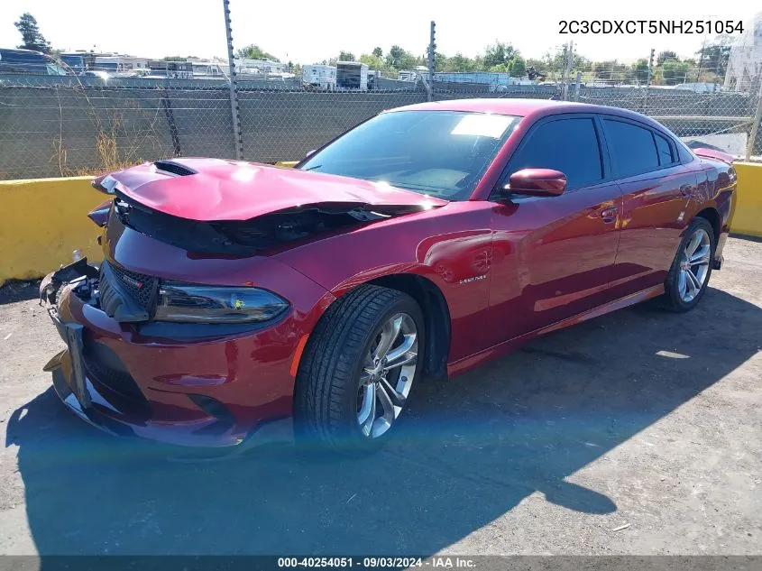 2022 Dodge Charger R/T VIN: 2C3CDXCT5NH251054 Lot: 40254051