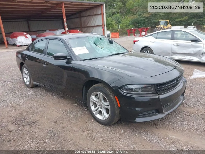 2C3CDXBG7NH208128 2022 Dodge Charger Sxt