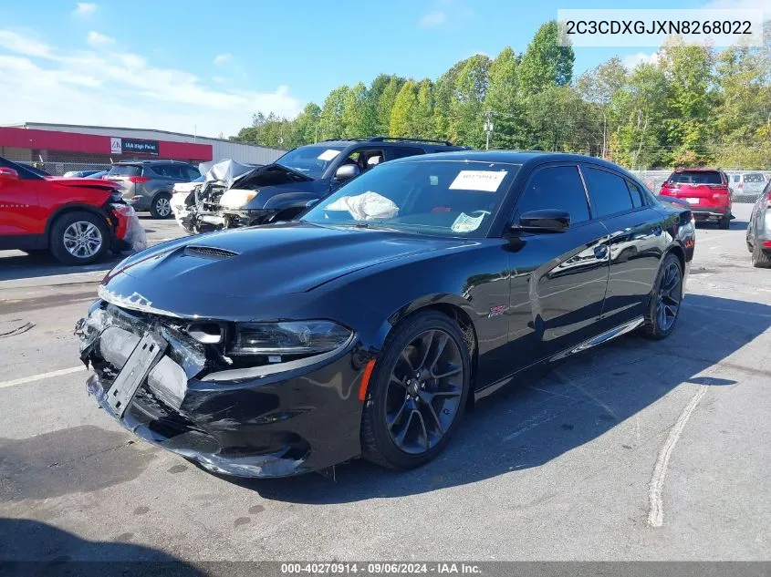 2022 Dodge Charger Scat Pack VIN: 2C3CDXGJXN8268022 Lot: 40270914