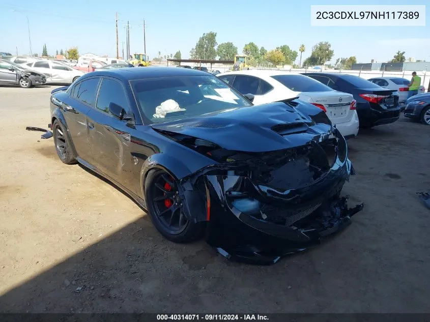 2C3CDXL97NH117389 2022 Dodge Charger Srt Hellcat