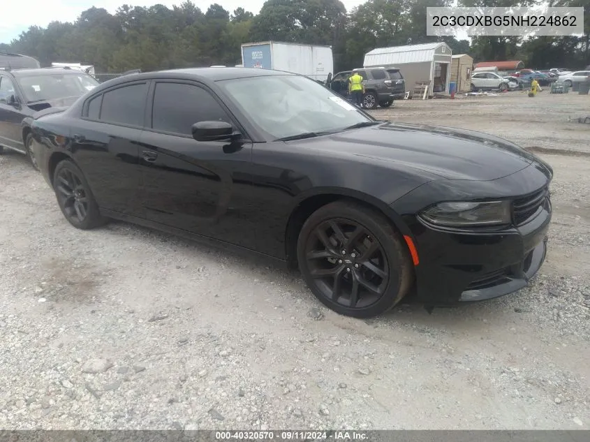 2C3CDXBG5NH224862 2022 Dodge Charger Sxt Rwd