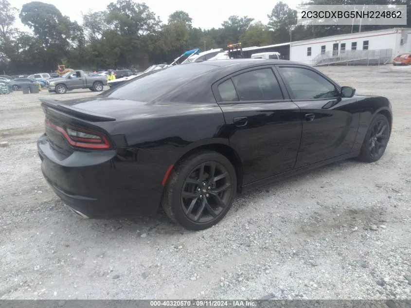 2C3CDXBG5NH224862 2022 Dodge Charger Sxt Rwd