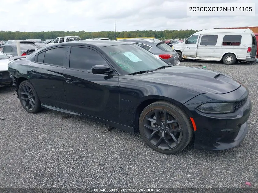 2C3CDXCT2NH114105 2022 Dodge Charger R/T