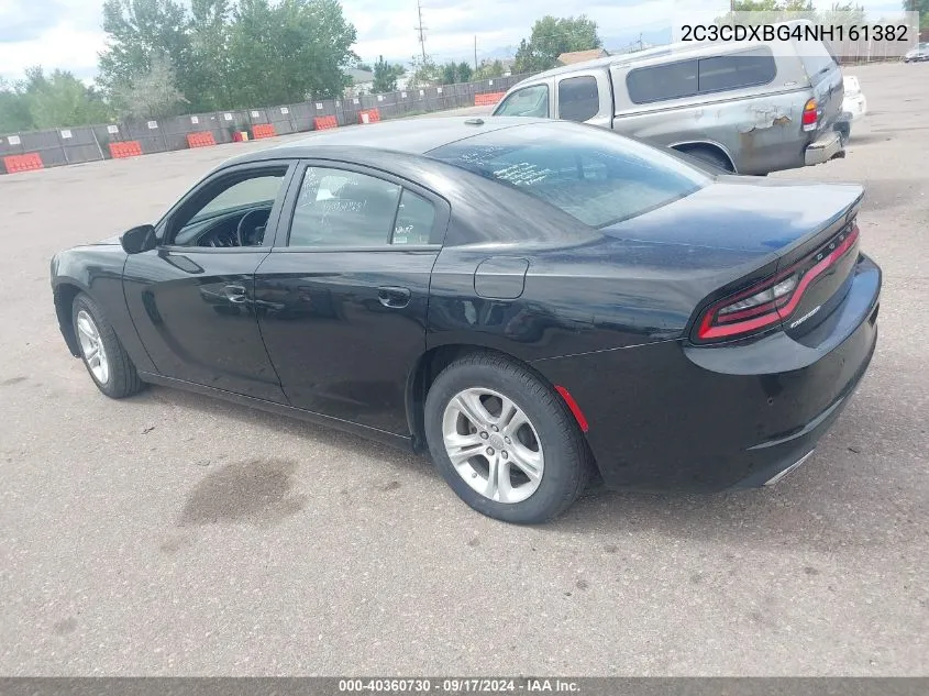 2022 Dodge Charger Sxt Rwd VIN: 2C3CDXBG4NH161382 Lot: 40360730