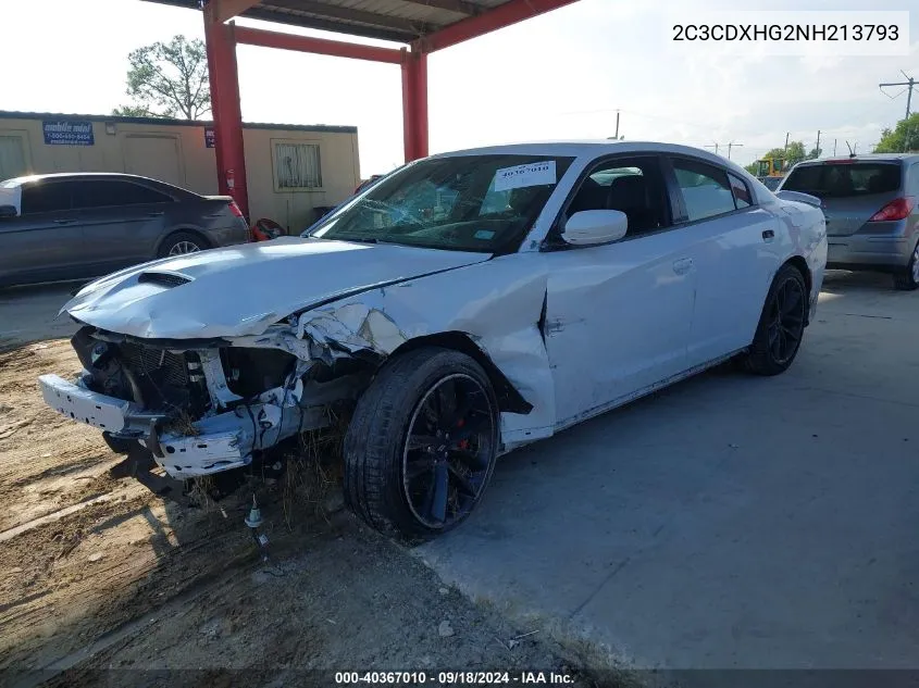 2022 Dodge Charger Gt VIN: 2C3CDXHG2NH213793 Lot: 40367010