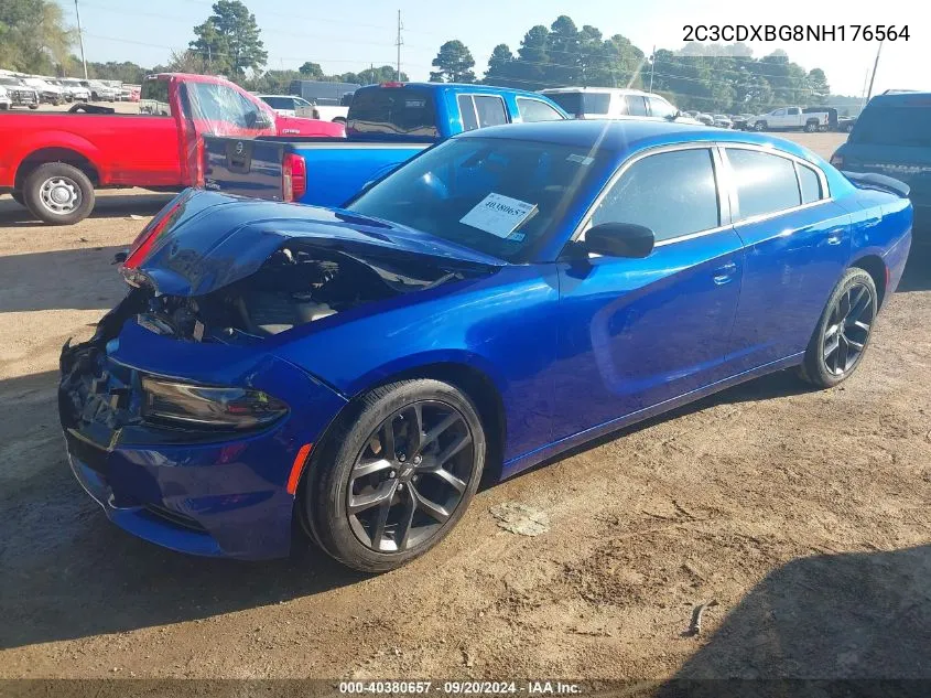 2C3CDXBG8NH176564 2022 Dodge Charger Sxt Rwd