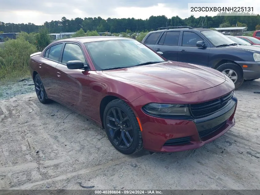 2022 Dodge Charger Sxt VIN: 2C3CDXBG4NH225131 Lot: 40398604