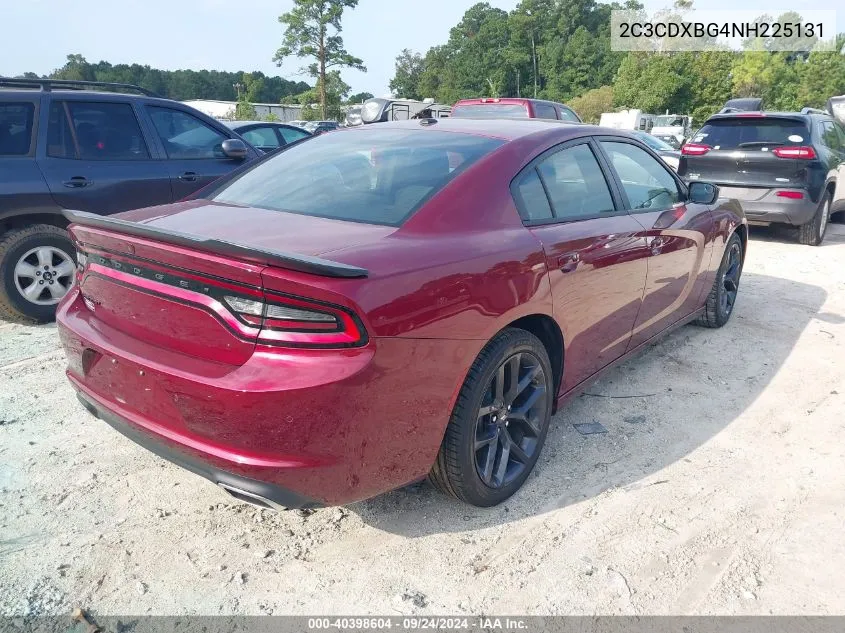 2022 Dodge Charger Sxt VIN: 2C3CDXBG4NH225131 Lot: 40398604