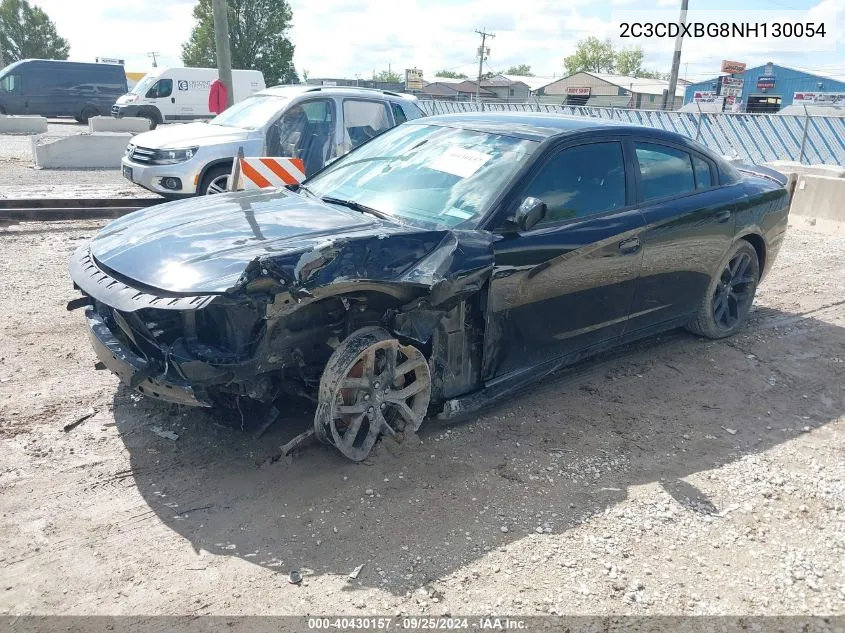 2022 Dodge Charger Sxt Rwd VIN: 2C3CDXBG8NH130054 Lot: 40430157