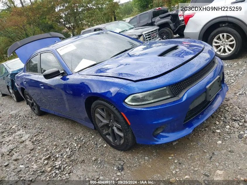 2022 Dodge Charger Gt Rwd VIN: 2C3CDXHG9NH225259 Lot: 40439575