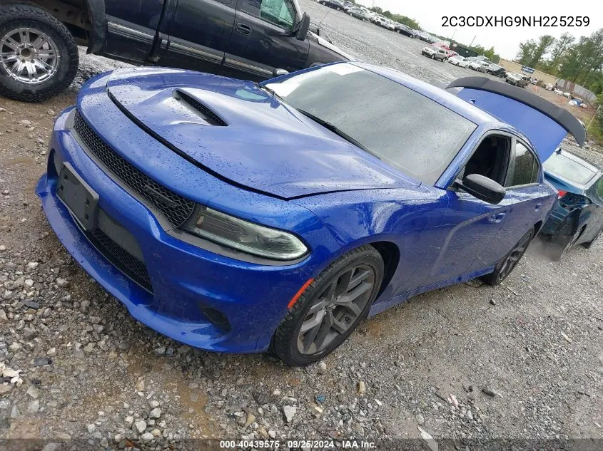 2C3CDXHG9NH225259 2022 Dodge Charger Gt Rwd