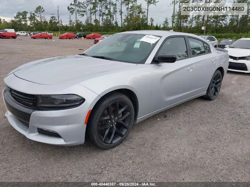 2C3CDXBG0NH114480 2022 Dodge Charger Sxt Rwd