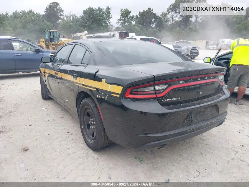 2C3CDXATXNH114064 2022 Dodge Charger Police Rwd