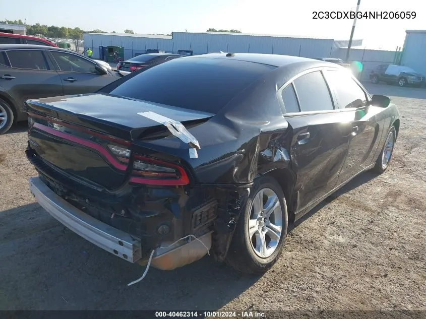 2C3CDXBG4NH206059 2022 Dodge Charger Sxt