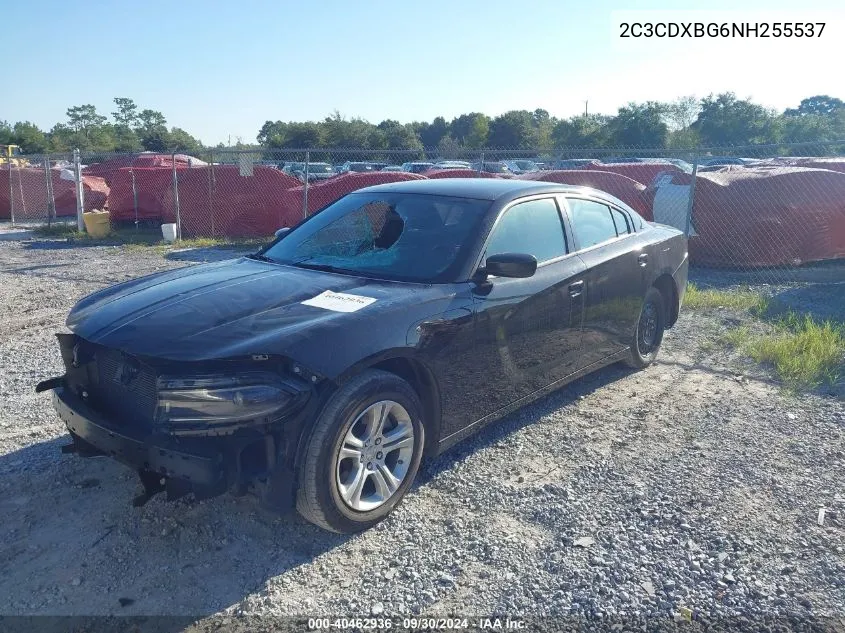 2022 Dodge Charger Sxt VIN: 2C3CDXBG6NH255537 Lot: 40462936