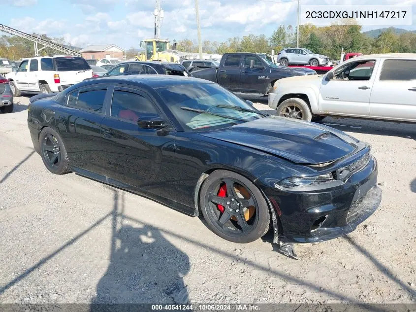 2022 Dodge Charger Scat Pack VIN: 2C3CDXGJ1NH147217 Lot: 40541244