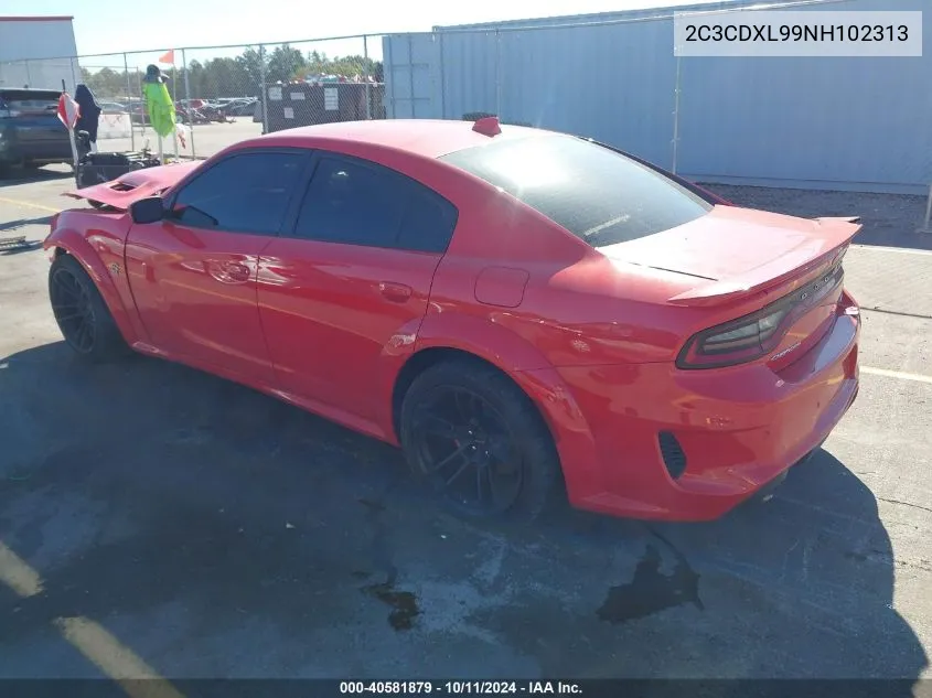 2022 Dodge Charger Srt Hellcat Widebody VIN: 2C3CDXL99NH102313 Lot: 40581879