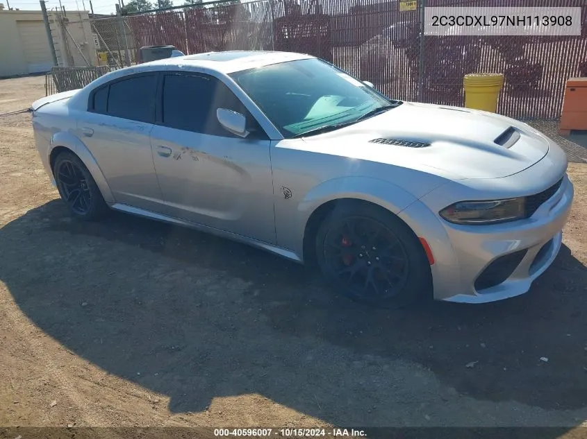 2022 Dodge Charger Srt Hellcat Widebody VIN: 2C3CDXL97NH113908 Lot: 40596007