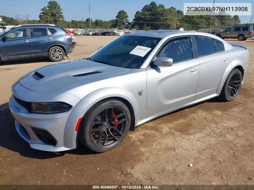 2022 Dodge Charger Srt Hellcat Widebody VIN: 2C3CDXL97NH113908 Lot: 40596007