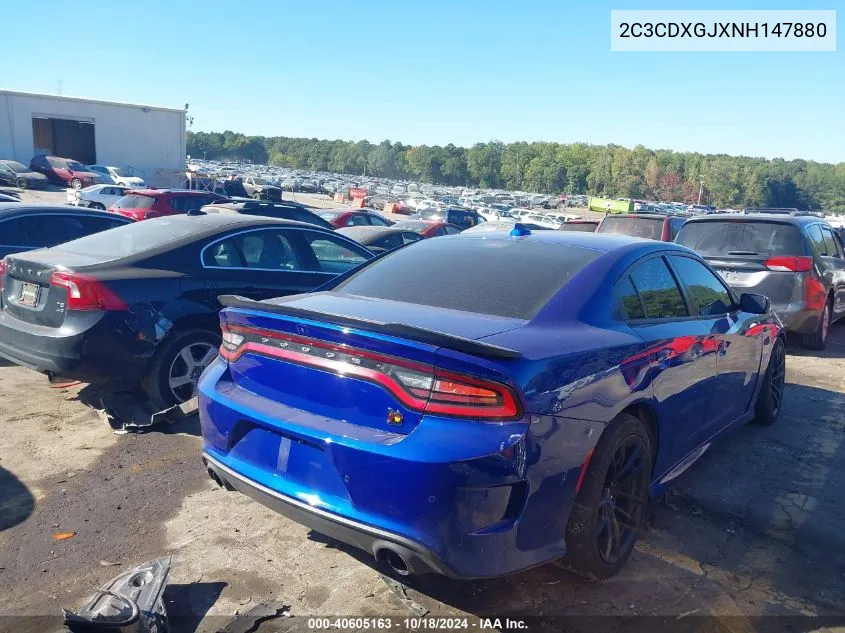 2022 Dodge Charger Scat Pack VIN: 2C3CDXGJXNH147880 Lot: 40605163