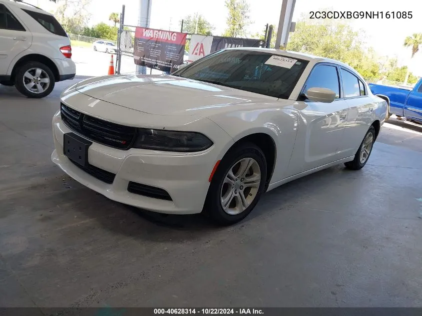 2022 Dodge Charger Sxt Rwd VIN: 2C3CDXBG9NH161085 Lot: 40628314