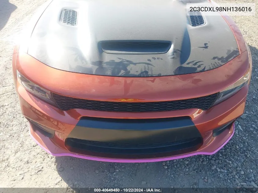 2C3CDXL98NH136016 2022 Dodge Charger Srt Hellcat Widebody