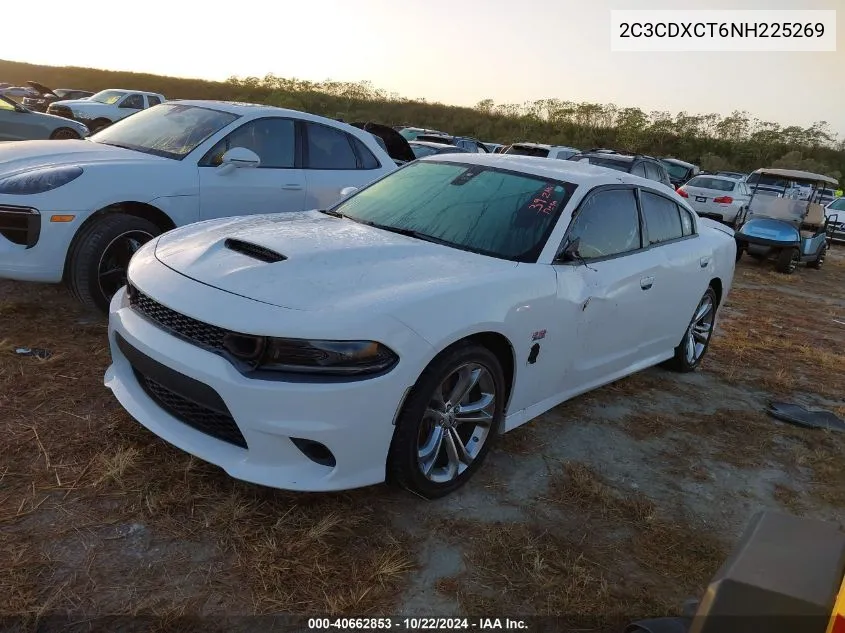 2022 Dodge Charger R/T VIN: 2C3CDXCT6NH225269 Lot: 40662853