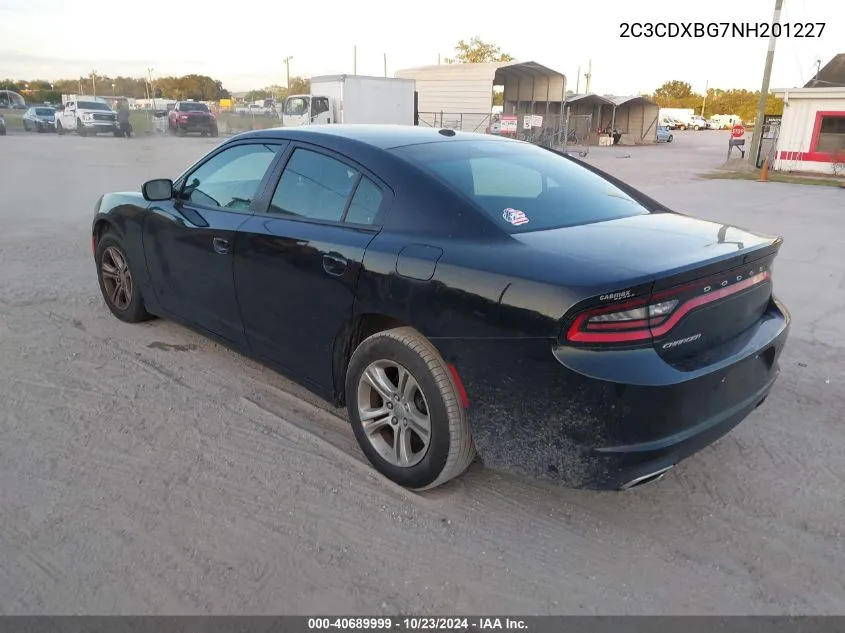 2C3CDXBG7NH201227 2022 Dodge Charger Sxt Rwd