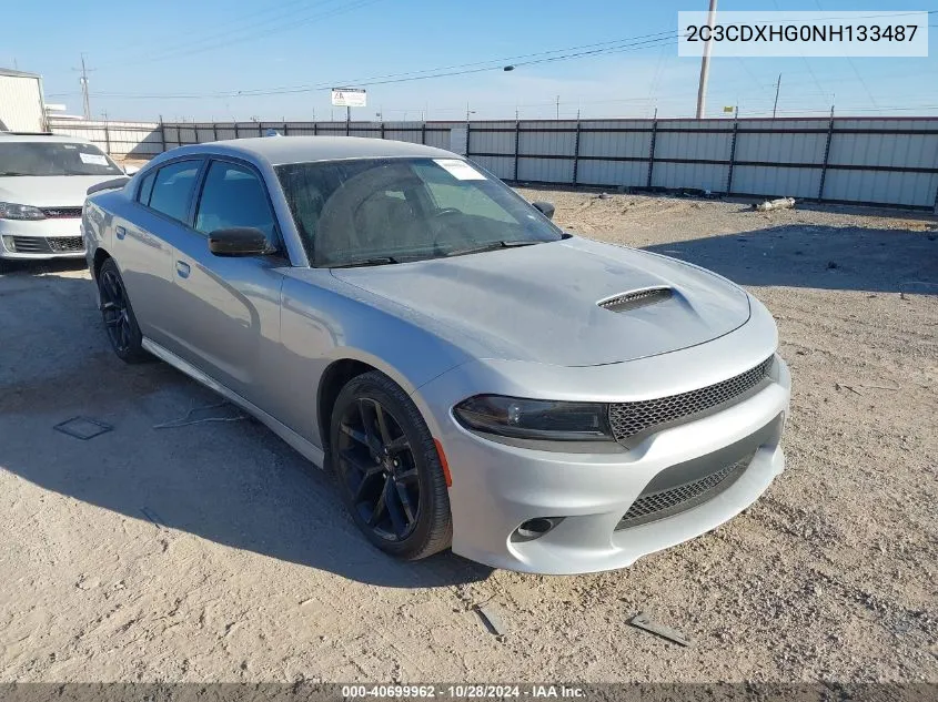 2022 Dodge Charger Gt Rwd VIN: 2C3CDXHG0NH133487 Lot: 40699962