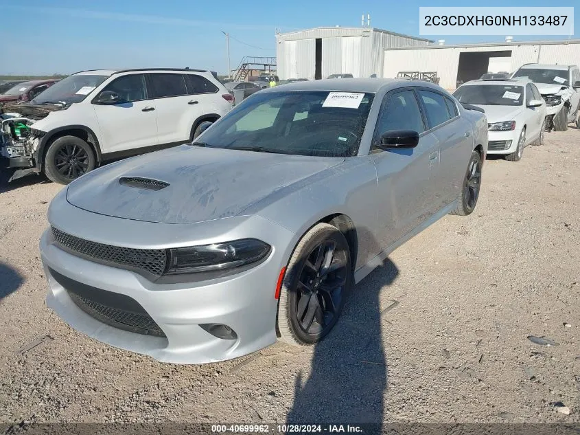 2022 Dodge Charger Gt Rwd VIN: 2C3CDXHG0NH133487 Lot: 40699962