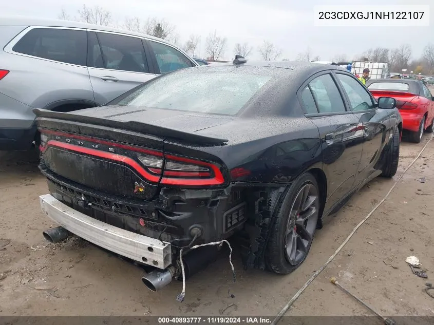 2022 Dodge Charger Scat Pack VIN: 2C3CDXGJ1NH122107 Lot: 40893777