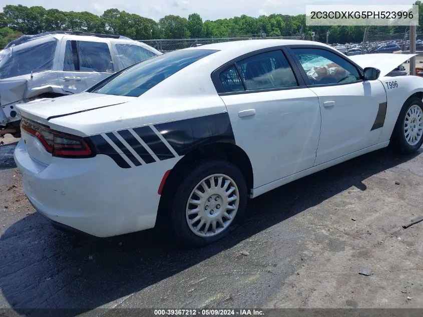 2023 Dodge Charger Police Awd VIN: 2C3CDXKG5PH523996 Lot: 39367212